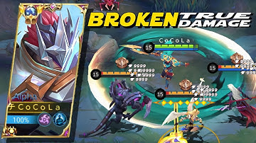 WTF DAMAGE!! ALPHA 100000% TRUE DAMAGE | REASON WHY ALPHA IS THE KING OF FIGHTER THIS SEASON!! MLBB