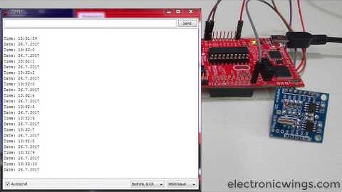 Date and time measurement using DS1307 RTC with TI launchpad