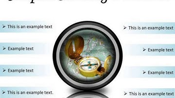 compass showing directions geographical powerpoint presentation slides cc pptx