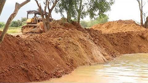 New Action Bulldozer Pushing Soil & Dump Truck Unloading Soil | Amazing Construction Equipment