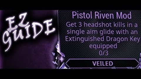 Warframe - Riven Challenge Guides #4 | 3 head shots - single aim-glide