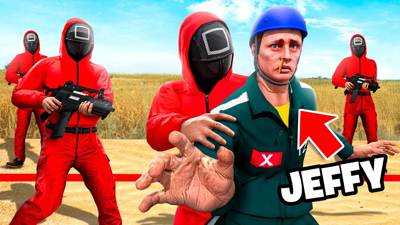 Can Jeffy Survive Squid Game In GTA 5!