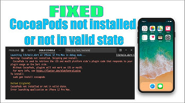 How to Fix CocoaPods Not Installed or Not in Valid State