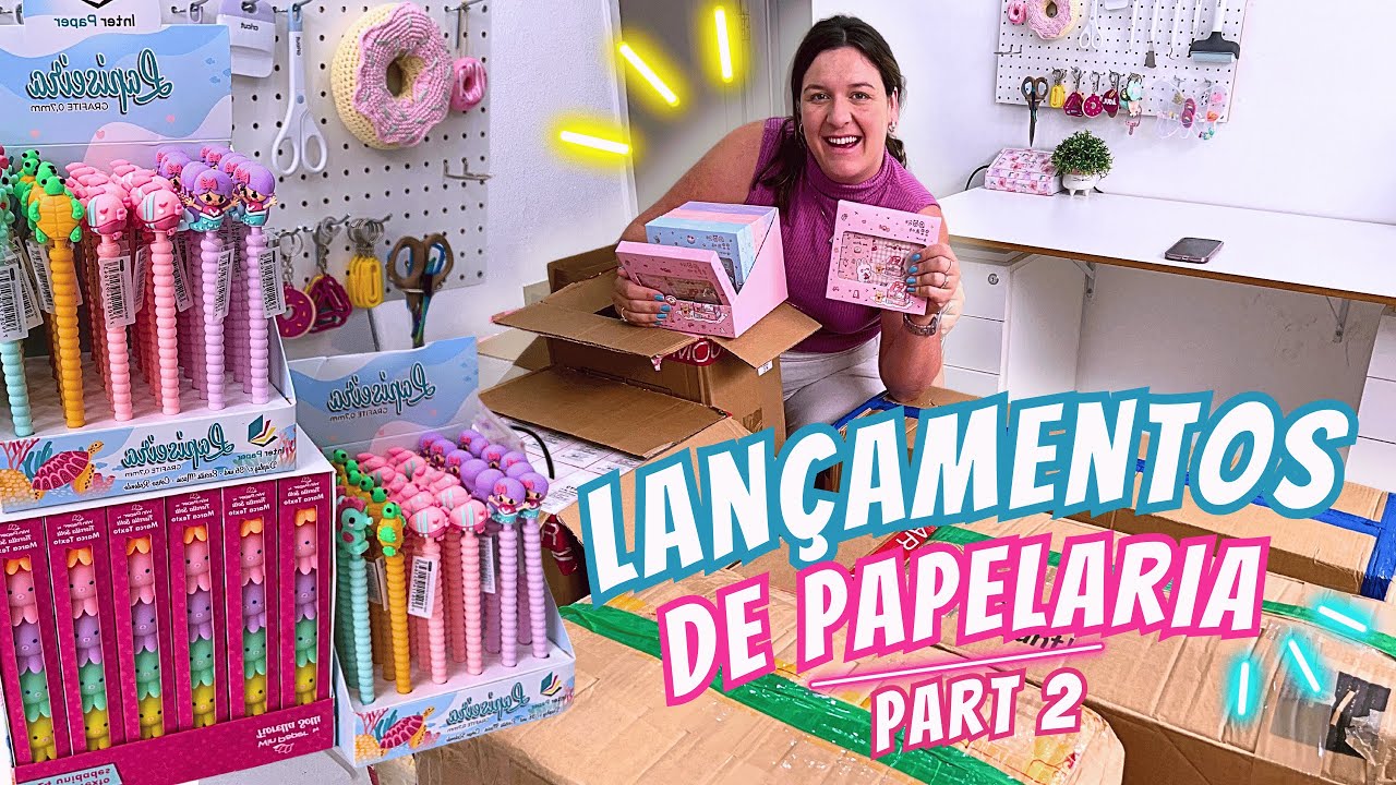 ABRINDO LANÇAMENTOS DE PAPELARIA 😱 | PART 2