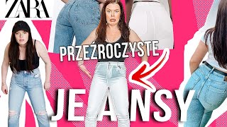 Oczekiwania vs Rzeczywistość ZARA JEANSY polecane  przez INFLUENCERKI  Jak to wygląda???