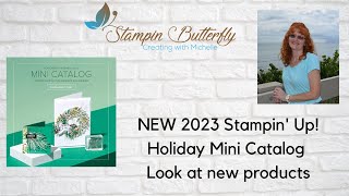 2023 Stampin&#39; Up! Holiday Mini Catalog walk thru