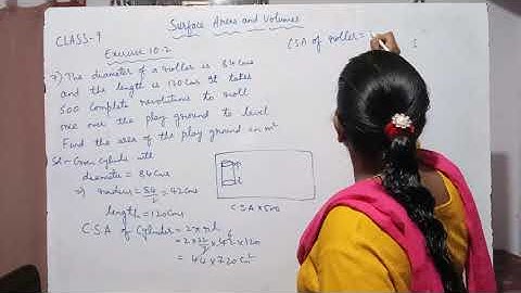 Class 9 || Chapter 10 || Exercise 10.2 || Problem 7 || Surface Area and Volume || Telangana & AP