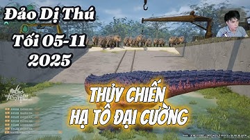 Đảo Dị Thú | Thủy Chiến Hạ Gục CÁ SẤU TÔ ĐẠI CƯỜNG!