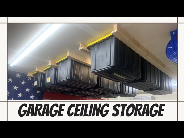 Easy $40 Garage Tote Storage Hack! Fast, Cheap, Quick Project Source  Commander and HDX bin storage 