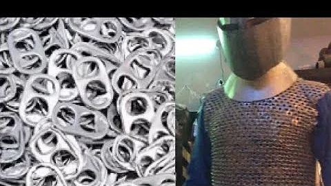 How To Build A Chainmail Vest Out of Soda Tabs