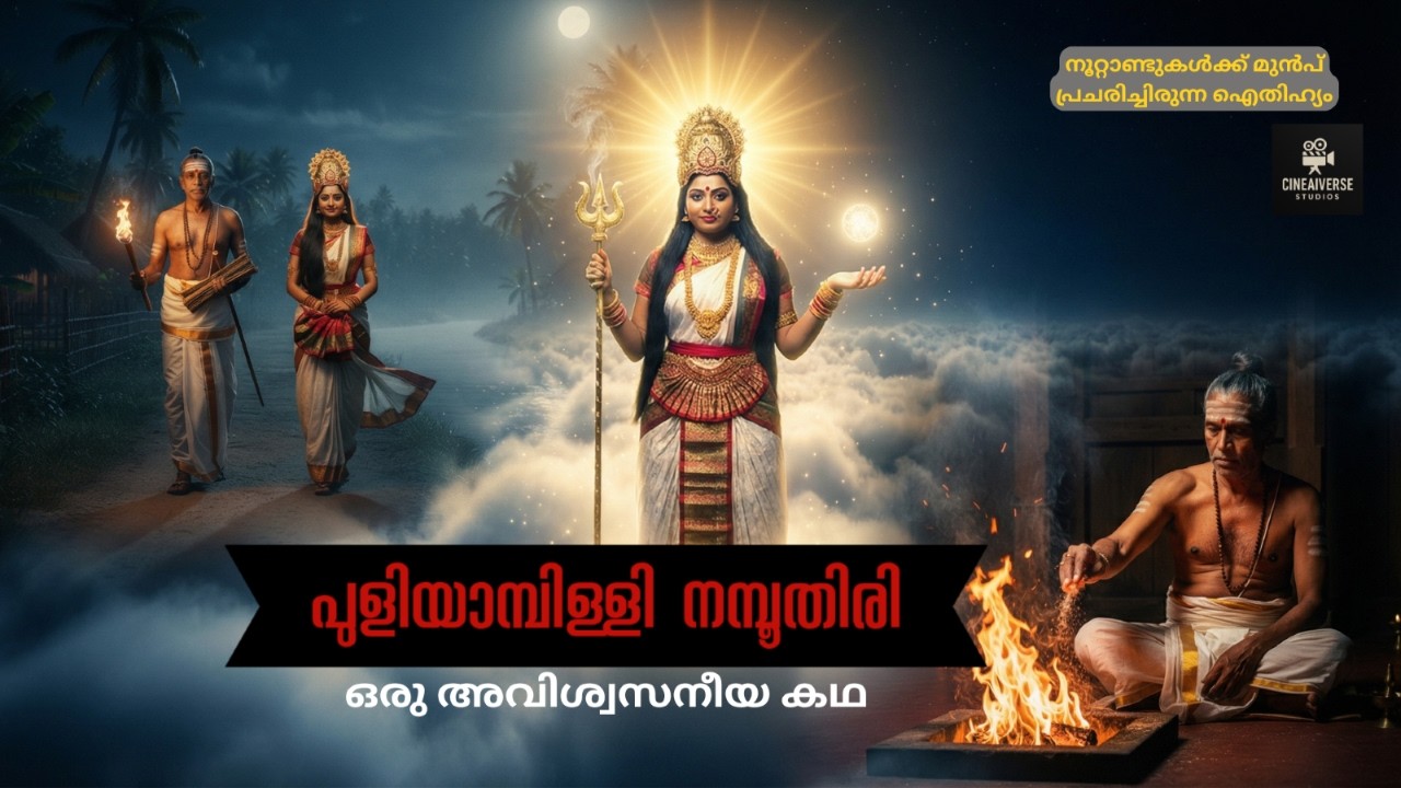 പുളിയാമ്പിള്ളി നമ്പൂതിരി // ഒരു അവിശ്വസനീയ കഥ // AI SHORT STORY MALAYALAM.