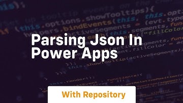 parsing json in power apps