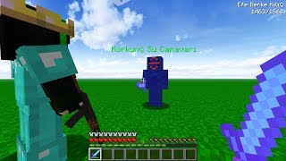 KAAN STYLE İLE KORKUNÇ SU CANAVARI İLE SAVAŞTIK 😱 -Minecraft