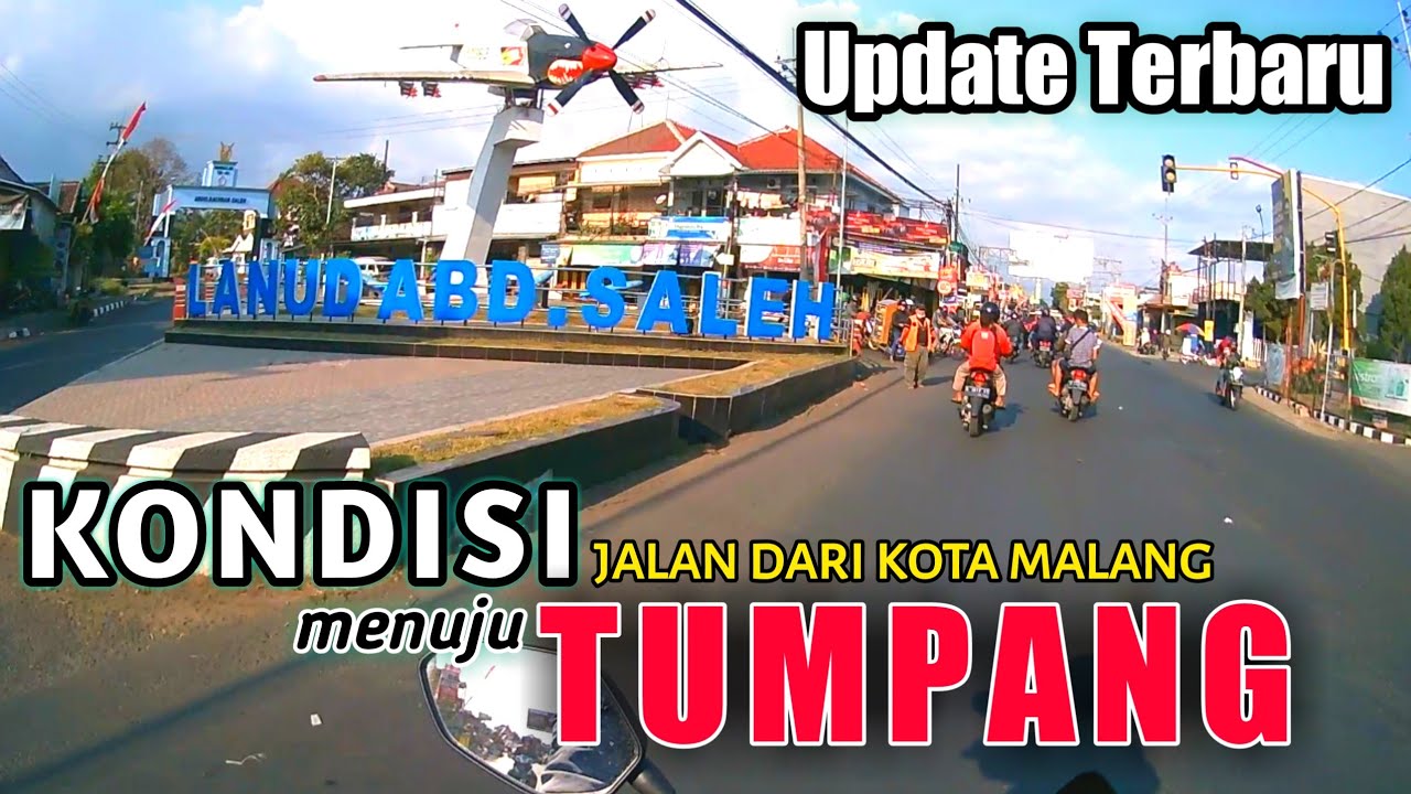 Kondisi jalan dari KOTA MALANG menuju TUMPANG via PAKIS.