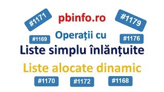 C Liste Simplu Inlantuite - Pbinfo.ro