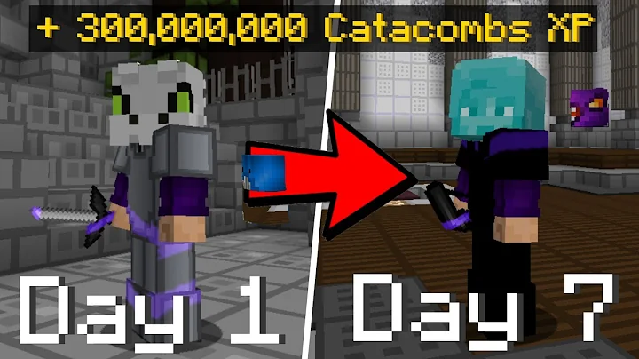 How I got 300 MILLION Catacombs XP in a WEEK (Hypixel Skyblock)