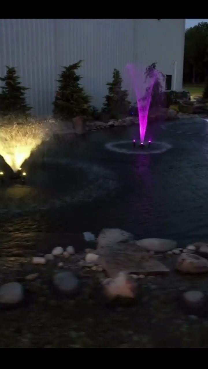 Half off ponds new aqf fountains youtube
