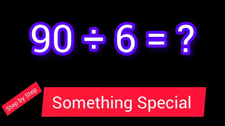 90 Divided by 6 ||90 ÷6||How do you divide 90 by 6 step by step?||Long Division||90/6