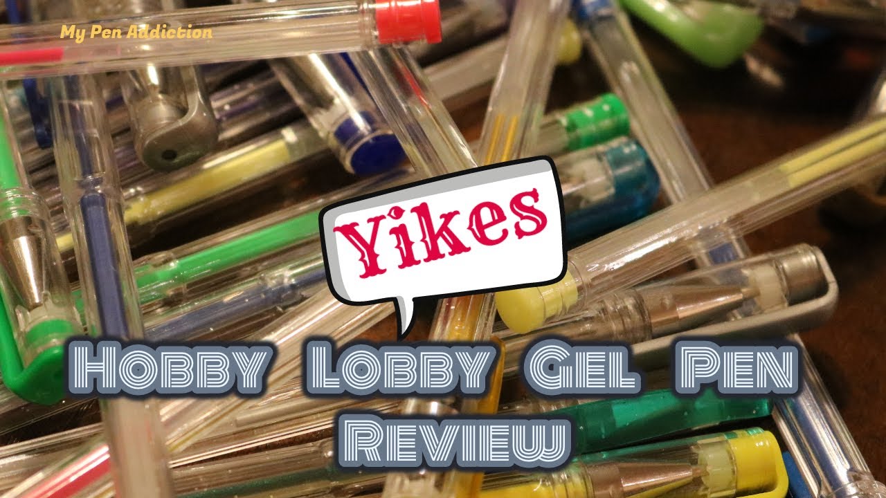 Hobby Lobby Gel Pens My Pen Addiction YouTube