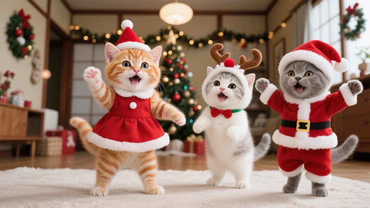 Ginger Kitten Invites Friends Over, Mama Cat Prepares a BBQ Feast 🍖🐱 | Funny Cat Videos