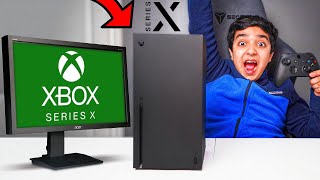 I Bought The XBOX SERIES X \& Surprised My Little Brother (HE FREAKED OUT!)