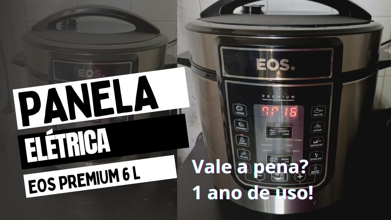 PANELA DE PRESSÃO EOS PREMIUM 6 LITROS | VALE A PENA? | 1 ANO DE USO