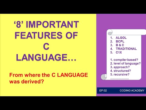 History of c language| Features of c language