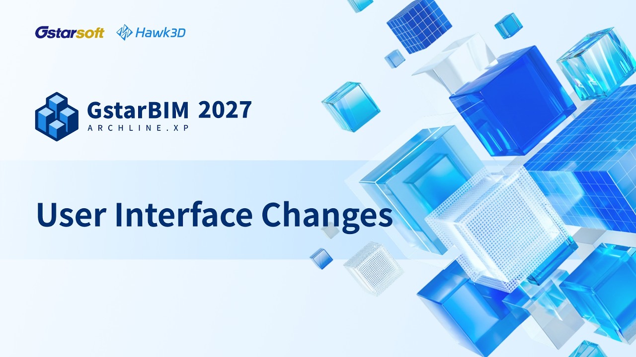 GstarBIM 2027 New Features_User Interface changes - YouTube