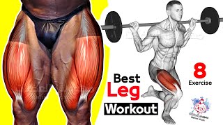 10 MIN LEG WORKOUT Exercises - Thighs, Booty, hamstring, Quadriceps