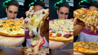 اطعم بيتزا | مارجريتا .مشكل لحوم .سي فود | ‎بيتزا عظميتوو 🍕👌🏼