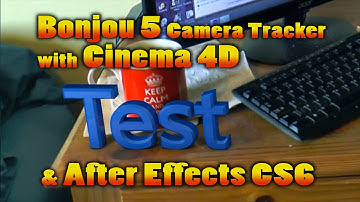 Boujou 5 with Cinema 4D & After Effects CS6 TEST