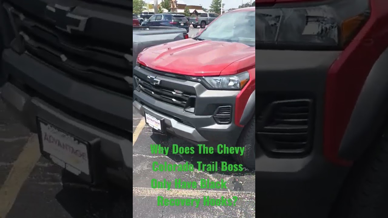 Why😭 No Red Recovery Hooks On The Colorado Trail Boss?