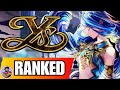 The entire ys series  ranked worst to best