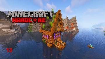 I built A Amethyst Geode Outpost in Minecraft | Minecraft 1.17 Tutorial LetsPlay |Episode 13