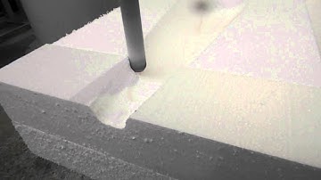 KUKA Robot Milling - polystyrene finishing
