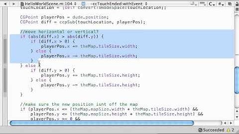 Cocos2D iPhone Tutorials - 17 - Making the Dude Move!