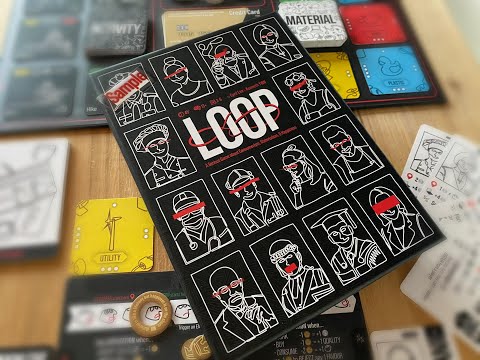 LOOP Life Of Ordinary People: Unboxing & Setup - Blackbody Lab - Gioco da Tavolo Kickstarter