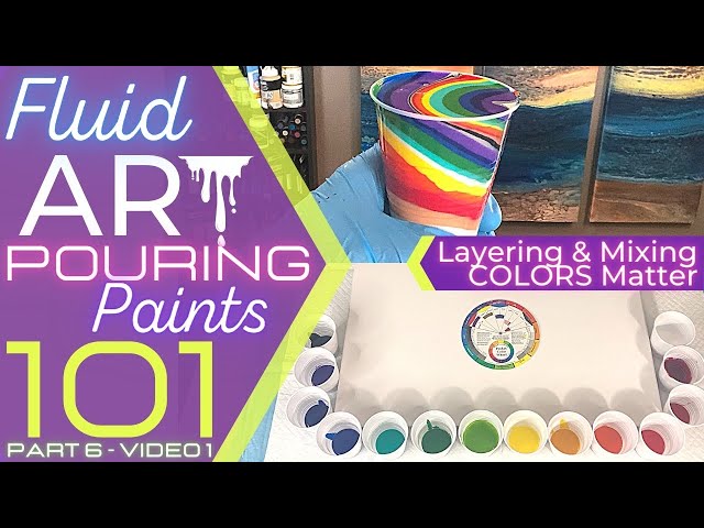 009Y) 82 Colors with Fine Touch Acrylics Color Chart Guide Mixing Theory  Paint Pouring 