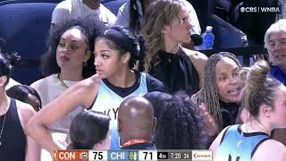 Angel Reese DeWanna Bonner HEATED MOMENT | Chicago Sky vs Sun