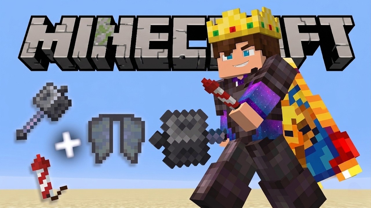 Overpowered Rockets Minecraft How To Elytra-Rocket-Mace Combo in Minecraft (OVERPOWERED) - YouTube