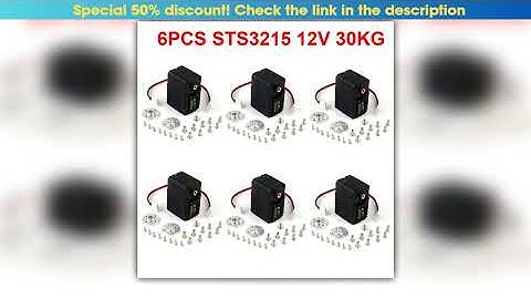 Review 6PCS STS3215 12V 30KG High Torque Smart RC Servo TTL Serial Bus Robot Servo for SO-ARM100 Te