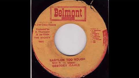 “Gregory Isaccs” “Babylon Too Rough”(1976)(Vinyl)