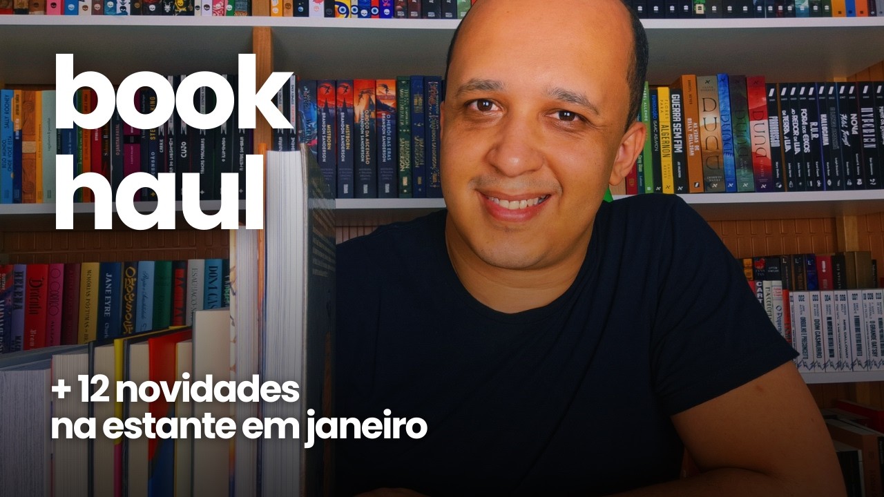 Book Haul: + 12 novidades na minha estante em janeiro (2026) | Recomendo Ler