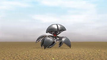 Sphere-Bot test run-cycle (3) on uneven ground