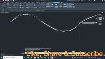 How to Chainage marking in AutoCAD