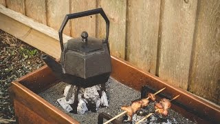 Edo Style Hibachi and fire tools - Japanese Charcoal Barbeque & Tea