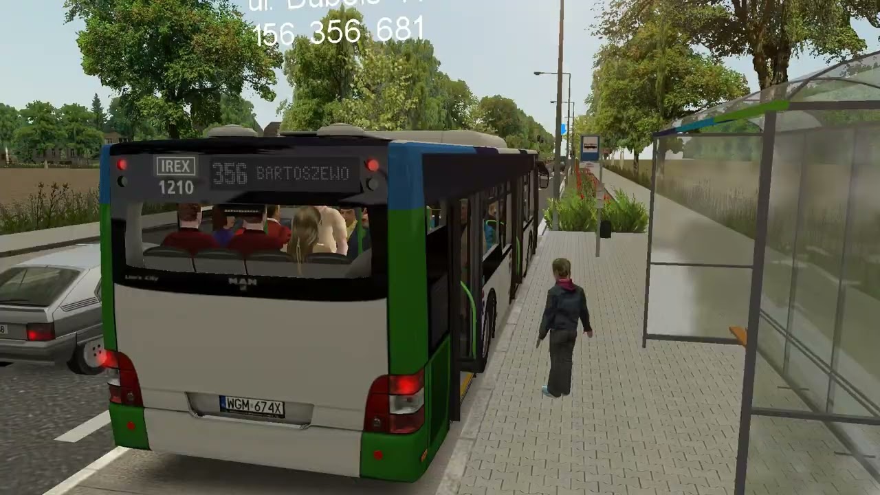 VZTM Szczecin - Linia 356 Janów - Bartoszewo | OMSI 2 - MAN Lion's City A21 