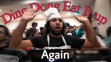 Hij deed het WEER! Fique De Ding Dong Man kookt currykip in de klas