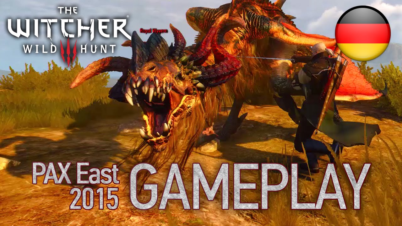 The Witcher 3: Wild Hunt - PS4/XB1/STEAM - Gameplay (PAX East 2015 German Trailer)