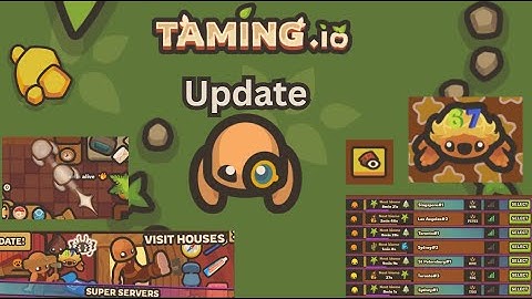Super server update! + housing features | Taming.io